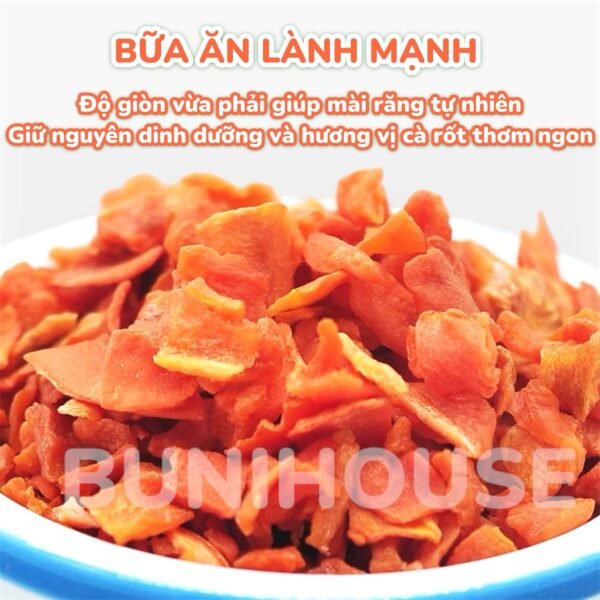 100g Cà Rốt Sấy Giòn Bunihouse - Ảnh 2