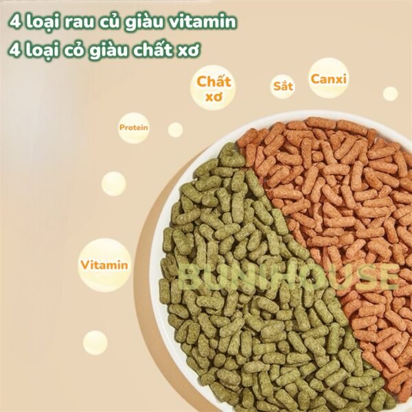 Cỏ Nén Vị Cà Rốt Jessie Thỏ Từ 6 Tháng - Hình ảnh 2