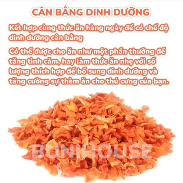 100g Cà Rốt Sấy Giòn Bunihouse - Ảnh 4