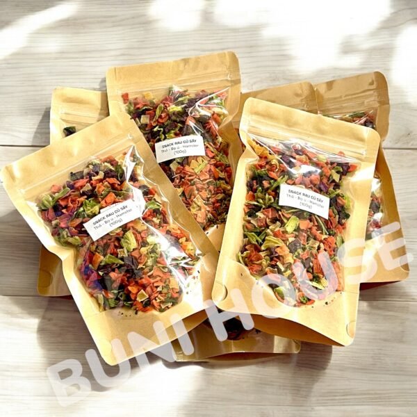 Snack Rau Củ Sấy Giòn 100g Bunihouse - Hình ảnh 5