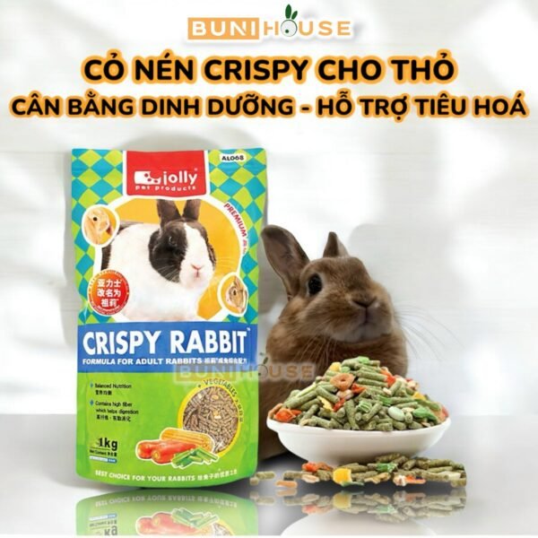 thức ăn cho thỏ crispy